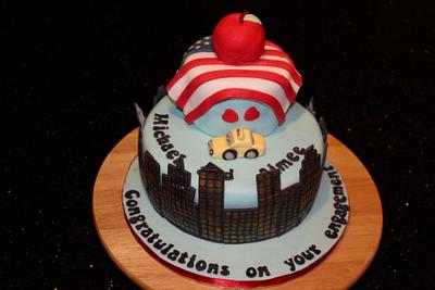 New York Engagement cake - Cake by Helen Campbell