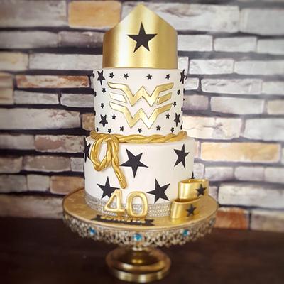Wonder Woman  - Cake by Baker Mamma 