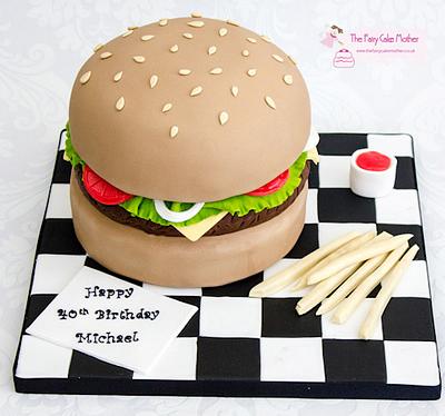 Cheeseburger Cake - Cake by The Fairy Cake Mother