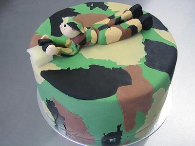 The Army guy in camo - Cake by Cupcake Group Limiited