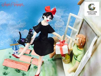 Kiki's Delivery Service - Studio Ghibli Cake Collab  - Cake by sugar voyager