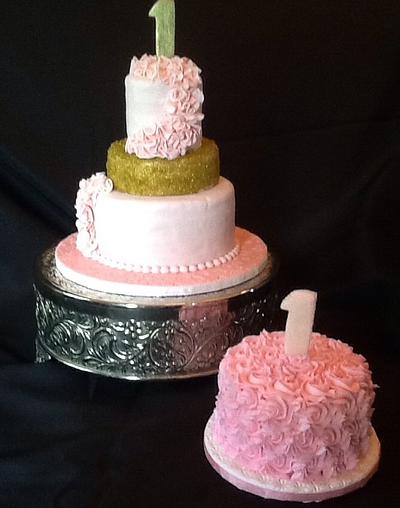 Pink & Gold  - Cake by John Flannery