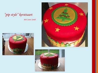 Pip Style christmas cake - Cake by marieke