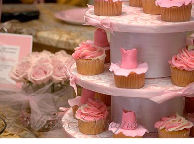 Ballerina Tutu Cupcake Tower - Cake by Delicia Designs