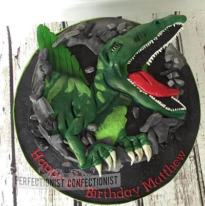 Spinosaurus - Dinosaur Birthday Cake for Matthew - Cake by Niamh Geraghty, Perfectionist Confectionist