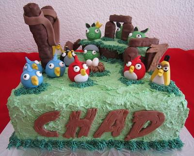 Angry Birds Cake - Cake by Michelle