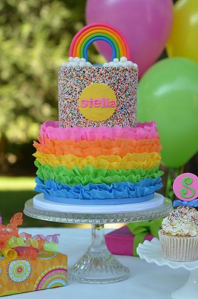 Rainbow Cake - Cake by Elisabeth Palatiello