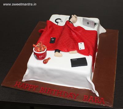Lazy bed cake - Cake by Sweet Mantra Homemade Customized Cakes Pune