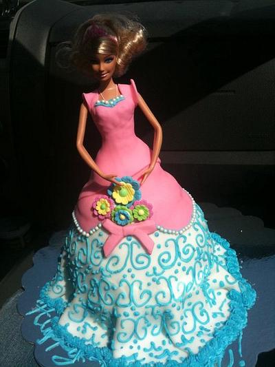 Barbie birthday cake - Cake by Chasity