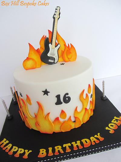 Guitar Cake - Cake by Nor