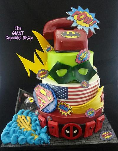 Super Heros - Cake by Amelia Rose Cake Studio
