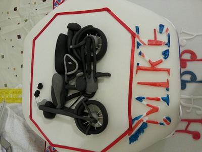 BSA motorbike themed 60th birthday cake - Cake by TaraAWebb