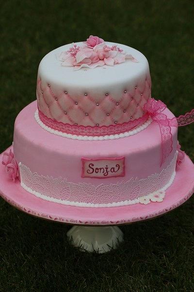 Christening cake for princess Sonja :  - Cake by Lucya 