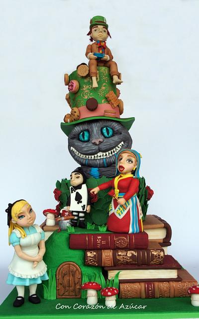 Alice in the Wonderland Cake - Cake by Florence Devouge
