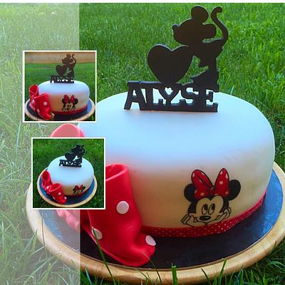 Minnie cake - Cake by Dolce Follia-cake design (Suzy)
