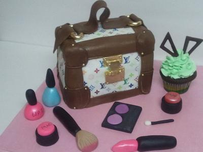 LV Makeup Kit - Cake by Cake Creations by Trish