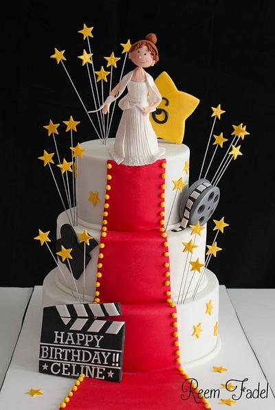 Glamorous Glamour Hollywood-Themed Cake |