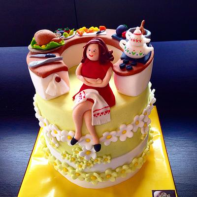 Kitchen birthday cake - Cake by Cake Lounge 