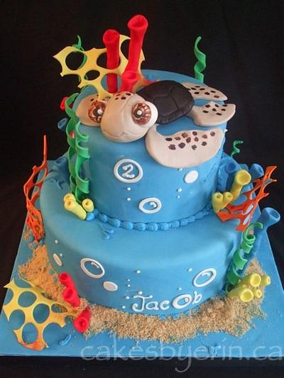 Squirt (Finding Nemo) Cake - Cake by erinCA
