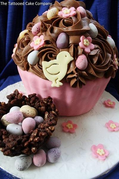The Easter Giant Cupcakes - Cake by TattooedCake