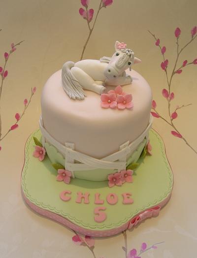 Cute Pony Cake - Cake by SpongeSensations