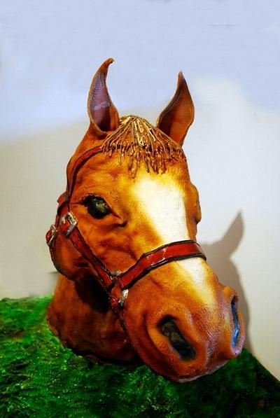 Horses head cake - Cake by Steph