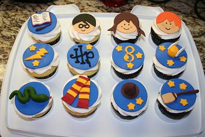 Harry Potter cupcakes - Cake by Cathy Moilan