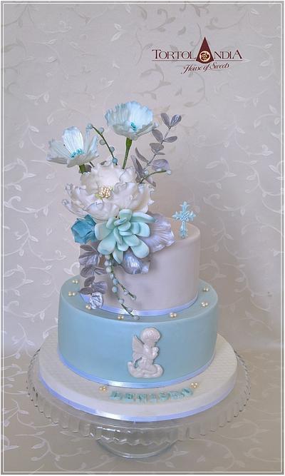 First holly communion - Cake by Tortolandia