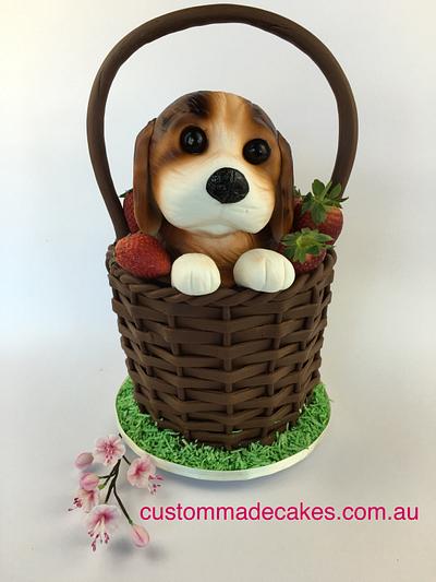 Puppy Cake - Cake by Custom Made Cakes