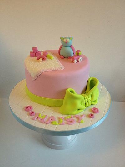 Baby girl cake - Cake by Adam