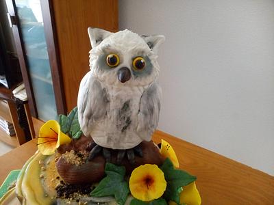 WHITE OWL - Cake by Camelia