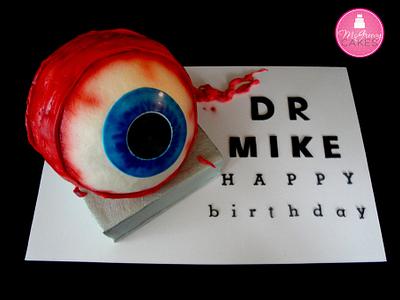 Ophthamlologist's Birthday...Bloody Eye of Course! - Cake by Shawna McGreevy