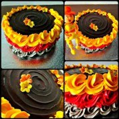 autumn baby shower - Cake by Ms.K Cupcakes