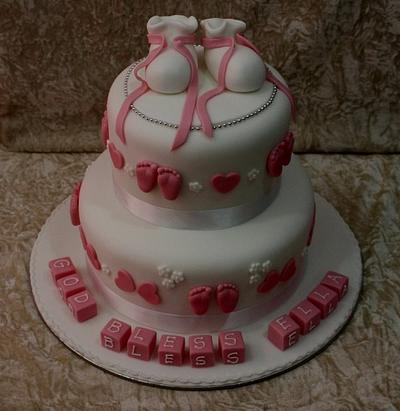 Baby girl cake - Cake by The House of Cakes Dubai