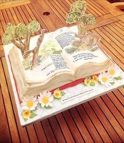 Guess how much I love you book cake - Cake by Claire Ratcliffe