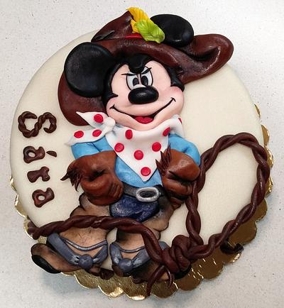 Mickey Mouse as cowboy - Cake by Majka Maruška