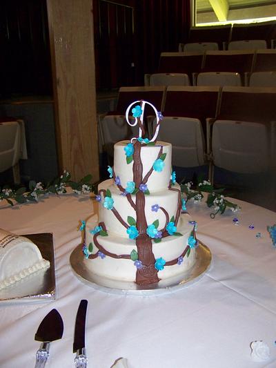 Wedding vine cake - Cake by Cakes by Christy G