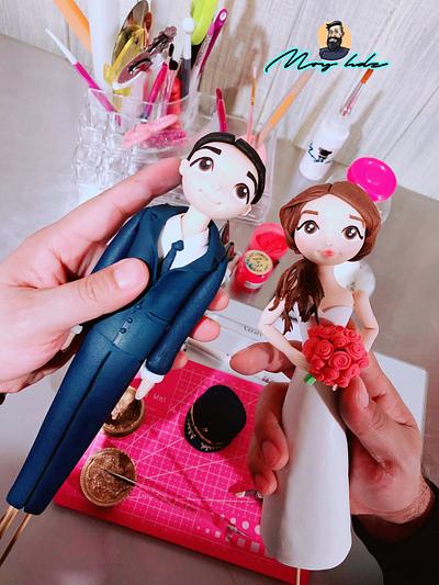 WEDDING CAKE TOPPER - Cake by Moy Hernández 