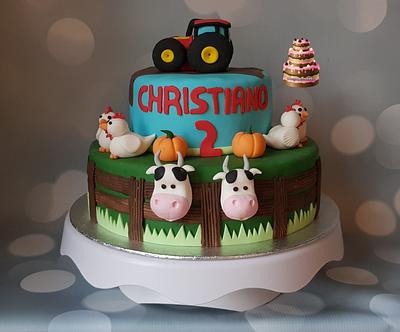 Farm cake - Cake by Pluympjescake