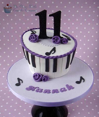 Piano Themed Wonky Cake - Cake by Amanda’s Little Cake Boutique