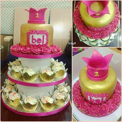 Princess Bel  - Cake by SweetCreationsbyKaye