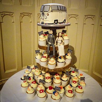 Camper van wedding cake - Cake by Stacys cakes