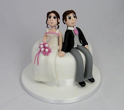 Bride & Groom - Cake by Ceri Badham