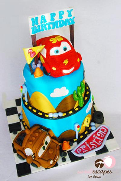 My Very First CARS Cake - Cake by Jenn Chao