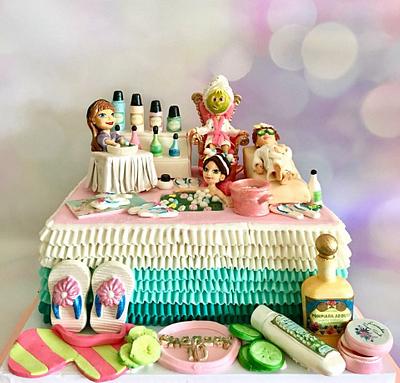 Spa!! - Cake by Tiers of joy 