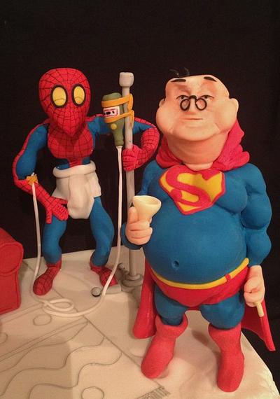 ex superheroes - Cake by stefan krueger