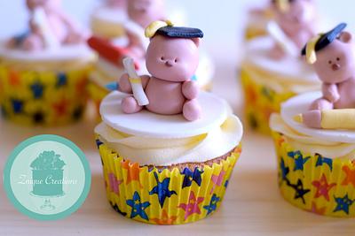 Kindy Graduation Cupcakes  - Cake by Znique Creations