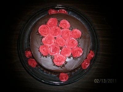 Smell The Roses... - Cake by Nicole