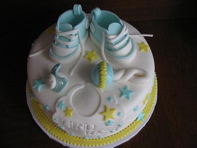 Baby Converse Shoe cake! - Cake by Sandra Caputo