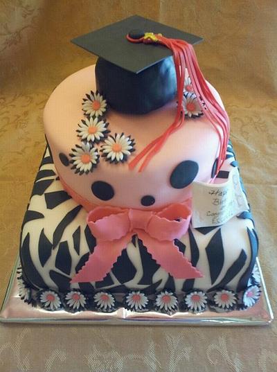 Essence's Graduation-Birthday - Cake by Pamela